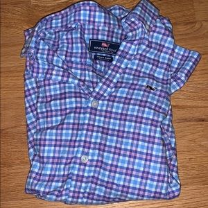 Vineyard Vines Boys Light Blue Button Down Shirt
